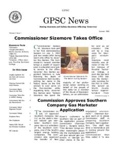 GPSC  GPSC News Making Business and Safety Decisions Affecting Tomorrow Summer 2002