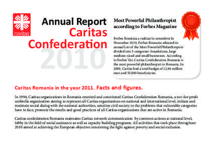 Annual Report  Caritas Confederation  2010