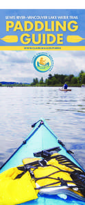 LEWIS RIVER–VANCOUVER LAKE WATER TRAIL  PADDLING GUIDE WWW.CLARK.WA.GOV/PARKS