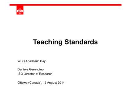 Microsoft PowerPoint[removed]Daniele Gerundino presentation 2 - Teaching Standards .pptx