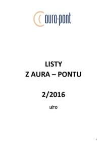 LISTY Z AURA – PONTULÉTO  1