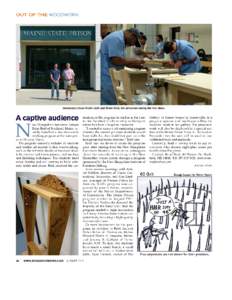 Brian Reid: Out of the Woodwork - Wood Shop News - Aug 2013