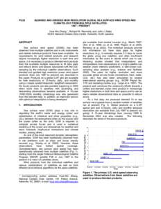 P2.23  BLENDED AND GRIDDED HIGH RESOLUTION GLOBAL SEA SURFACE WIND SPEED AND CLIMATOLOGY FROM MULTIPLE SATELLITES: [removed]PRESENT Huai-Min Zhang *, Richard W. Reynolds, and John J. Bates