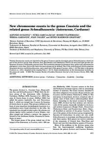 Cytogenetics / Cousinia / Cynareae / Asterids / Asterales / Eudicots