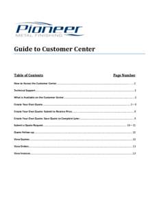 Microsoft Word - Guide to Customer Center.doc