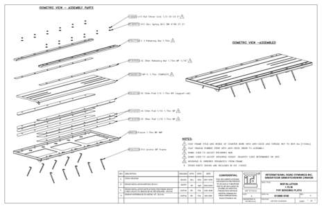 ISOMETRIC VIEW - ASSEMBLY PARTS[removed]x12 Nut Stover Lock[removed]L9 ZY 1 PT302572 X12 Disc Spring M12 DIN 6796 ST ZY  PT517794 X 2 Retaining Bar 1.75m