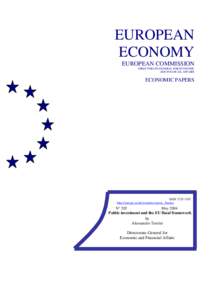 European Economy. Economic Papers[removed]Public investment and the EU fiscal framework