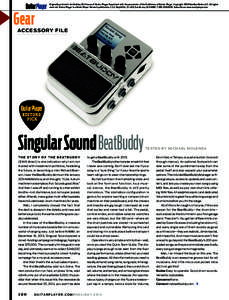 Originally printed in the Holiday 2014 issue of Guitar Player. Reprinted with the permission of the Publishers of Guitar Player. Copyright 2008 NewBay Media, LLC. All rights reserved. Guitar Player is a Music Player Netw