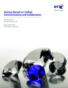 Getting Started on Unified Communications and Collaboration By Scott Scharf BT UCC Program Lead Mark Stadtmueller BT Business Consultant