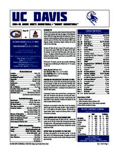 UC DAVIS[removed]AGGIE MEN’S BASKETBALL • “SMART BASKETBALL” Game[removed]UC DAVIS SEASON REVIEW