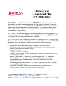 Microsoft Word - IEEE-USA Strategic Plan[removed]doc