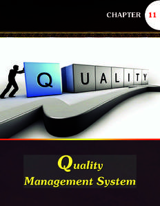 CHAPTER 11 QUALITY MANAGEMENT SYSTEM (ISO 9001: QUALITY MANAGEMENT SYSTEM (QMS) OF AERB