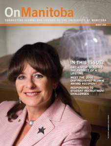 AUGUST[removed]IN THIS ISSUE: GAIL ASPER: BUILDING THE PROJECT OF A LIFETIME