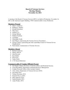 National Coalition for Homeless Veterans / United States Deputy Secretary of Veterans Affairs / Paul Galanti / Politics of the United States / United States / Politics / Veterans Affairs Canada / United States Department of Veterans Affairs / American Legion