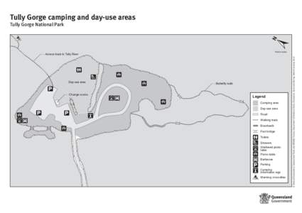 Tully Gorge camping and day-use areas Tully Gorge National Park