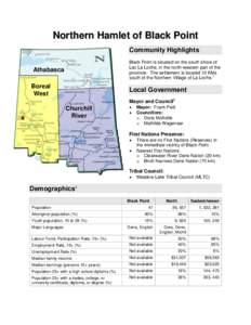 Meadow Lake Tribal Council / Dene / Black Point /  Saskatchewan / Saskatchewan / La Loche /  Saskatchewan / Turnor Lake /  Saskatchewan