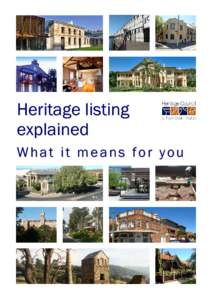 Heritage Listing Explained - compressedupdate