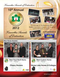 Kawartha Awards of Distinction  10th Annual 2012 Kawartha Awards
