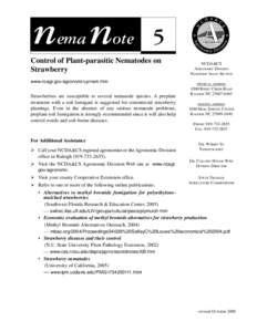 nema note  5 Control of Plant-parasitic Nematodes on Strawberry