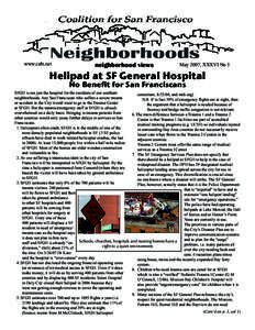 www.csfn.net  neighborhood views May 2007, XXXVI No 5