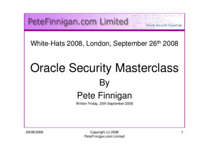 Oracle_Security_Masterclass_WH2008