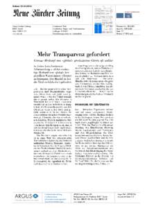 Datum: [removed]Neue Zürcher Zeitung 8021 Zürich[removed]www.nzz.ch