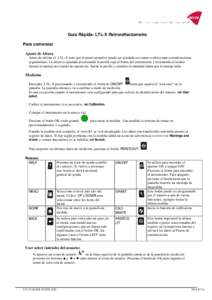 Guía Rápida- LTL-X Retroreflectometro Para comenzar Ajuste de Altura Antes de utilizar el LTL-X note que el panel operativo puede ser ajustado en cuanto a altura para consideraciones ergonómicas. La altura es ajustada