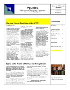 Apuntes-Newsletter of the Dept. of Spanish and Potuguese-UWM-2008!-1.pub
