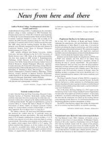 THE NATIONAL MEDICAL JOURNAL OF INDIA  VOL. 26, NO. 5, [removed]