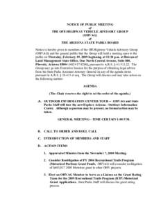 Transportation in the United States / United States Department of Transportation / Phoenix /  Arizona / Arizona State Parks / Committee / Politics / Government / Geography of Arizona / Federal assistance in the United States / Recreational Trails Program