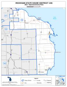 MICHIGAN STATE HOUSE DISTRICT[removed]Apportionment Plan 0 75