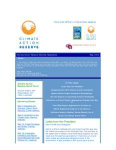 Climate Action Reserve Monthly Newsletter                                              May[removed]Quote   