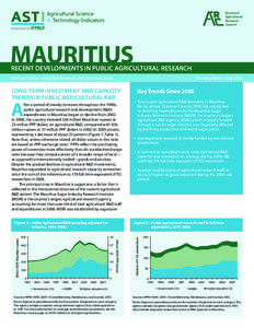 Food and Agricultural Research Council  MAuRITIuS