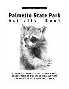 Palmetto State Park Activity Booklet