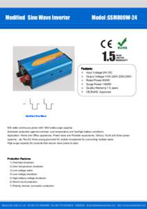 Automation / Electric motors / Inverter / Recreational vehicle / Audio power / Analog circuits / Voltage regulator / Stand-alone inverter / Electrical engineering / Electromagnetism / Technology