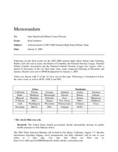 Microsoft Word - topic announcement memo.doc