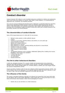 Attention-deficit hyperactivity disorder / Psychopathology / Educational psychology / Attention deficit hyperactivity disorder / Conduct disorder / Parent Management Training / Child and adolescent psychiatry / Oppositional defiant disorder / Mental disorder / Psychiatry / Childhood psychiatric disorders / Abnormal psychology