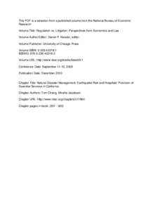 Construction / Seismic risk / Seismic retrofit / Unreinforced masonry building / Peak ground acceleration / Northridge earthquake / Seismic analysis / Earthquake warning system / Richter magnitude scale / Earthquake engineering / Civil engineering / Seismology