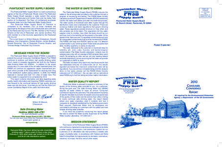 Soft matter / Maximum Contaminant Level / Safe Drinking Water Act / Drinking water / Bottled water / Water quality / Water treatment / Public water system / Tap water / Water / Water supply and sanitation in the United States / Water pollution