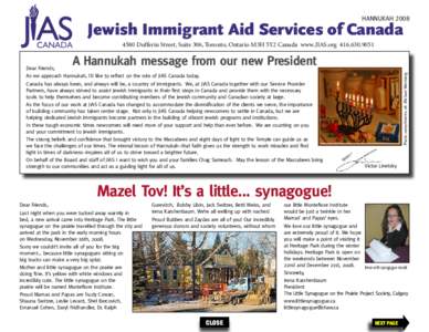 HIAS / Quebec / Canada / Jewish history / Immigration to Canada / Department of Citizenship and Immigration Canada / Saint Laurent Boulevard