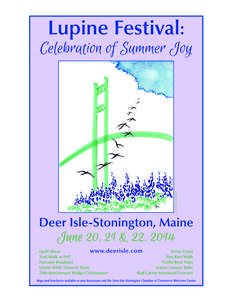 Lupine Poster[removed]Deer Isle-Stonington Chamber of Commerce