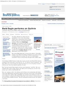 Bald Eagle performs on Guthrie - Minneapolis / St. Paul Business Journal: