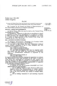 PUBLIC LAW[removed]—OCT. 9, [removed]STAT[removed]Public Law[removed]104th Congress