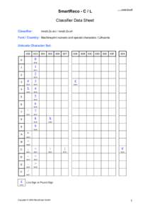 mnslt-2x.pdf  SmartReco - C / L Classifier Data Sheet Classifier: