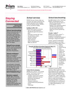 New York State Education Department / Geography of the United States / Binghamton /  New York / Utica /  New York / Benchmarking / Decision support system / ReD / Special education / Geography of New York / Education / Strategic management