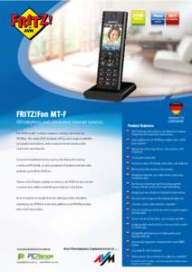 Electronics / Digital Enhanced Cordless Telecommunications / FRITZ!Box / Headset / CAT-iq / Cordless telephone / Telephone / Handset / Voice over IP / Technology / Broadband / Electronic engineering