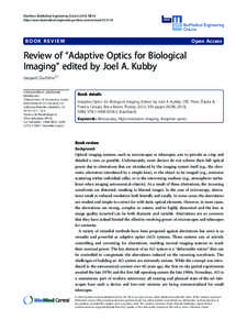 Physics / Adaptive optics / Wavefront / Deformable mirror / Microscopy / Point spread function / Optical aberration / Angular resolution / AO / Optics / Atomic /  molecular /  and optical physics / Electromagnetic radiation