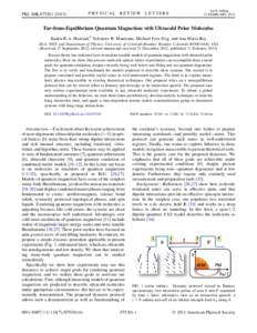 PRL 110, PHYSICAL REVIEW LETTERS week ending 15 FEBRUARY 2013