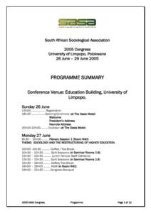 South African Sociological Association