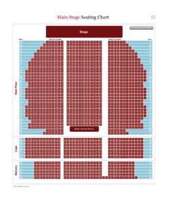 Main Stage Seating Chart Print Seating Chart (PDF) Stage  Balcony